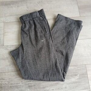 Nike Therma Fit Pants Mens Medium Gray Heathered Athletic Workout Jogger